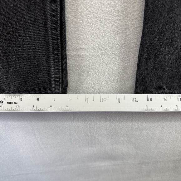 Vintage Levis Jeans Fits 36x30 Black Relaxed Straight 555 Loose Orange Tab USA - Picture 5 of 10